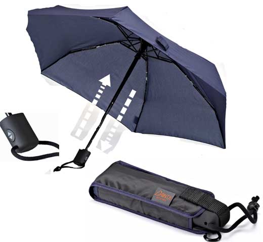 Euroschirm Dainty Regenschirm outdoor Trekking – automatic Tasche Bag-Center marine