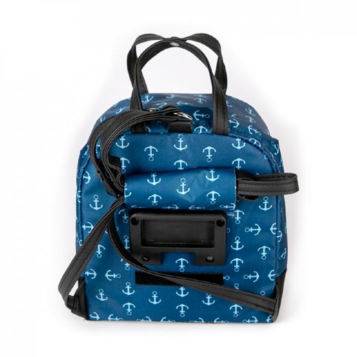haberland klickfix fahrrad lenkertasche rucksack Haberland Rucksack-Lenkertasche Bella blau-weiß Fahrrad-Rucksäcke – Bag-Center